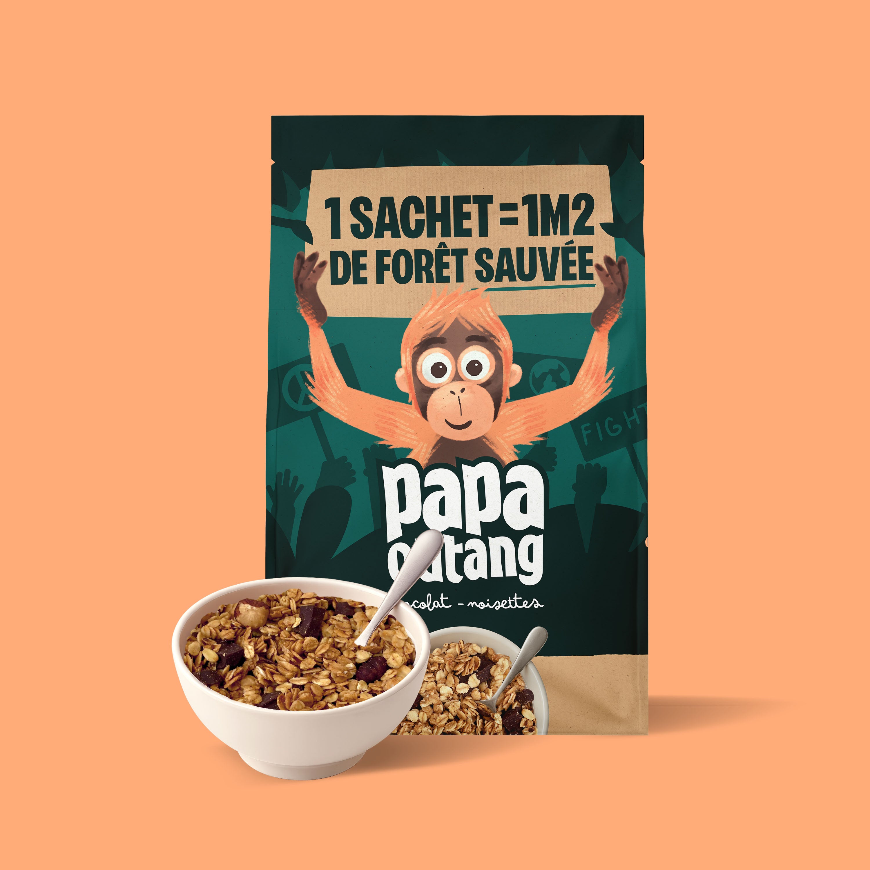 Granola chocolat noisette